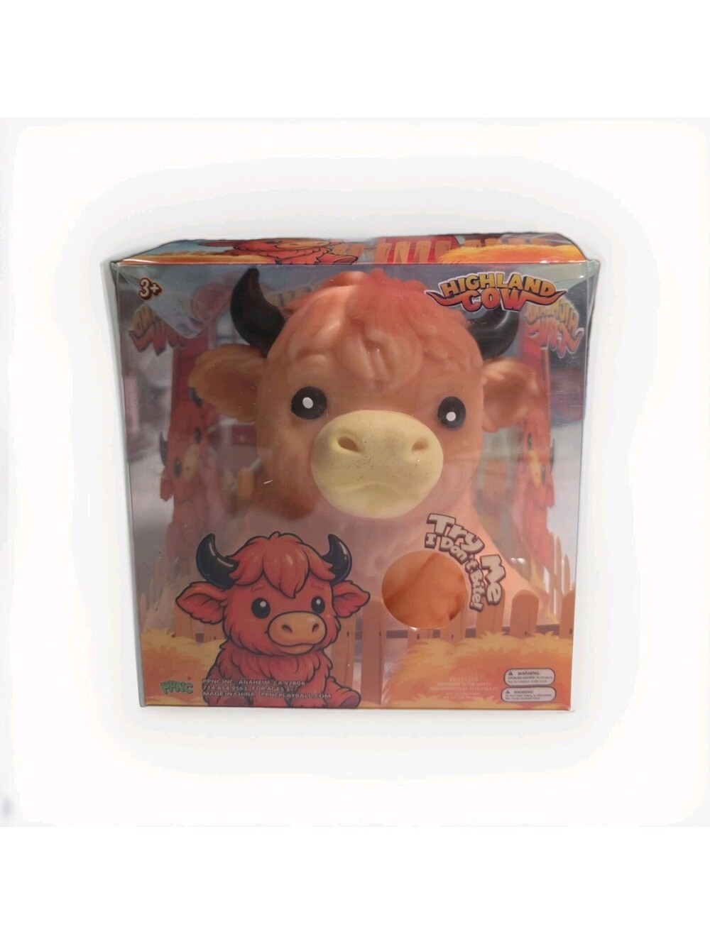 Rare & Viral Highland Cow Stress Relief Sensory Squishy - BRAND NEW
